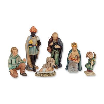 6pc Goebel Hummel Earthenware Nativity Figurines