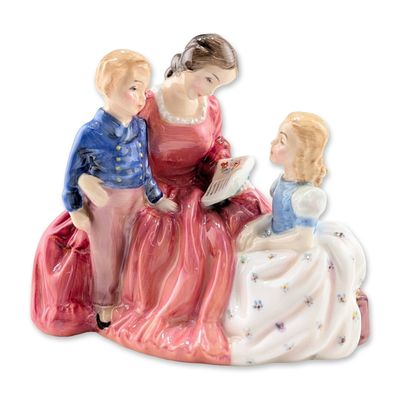 Royal Doulton Bone China Figurine, The Bedtime Story HN2059