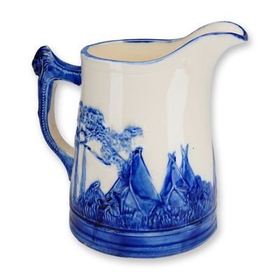 Old Sleepy Eye Pottery Stoneware Pitcher