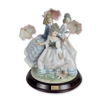 Lladro Limited Edition Three Sisters Porcelain Sculpture 1492