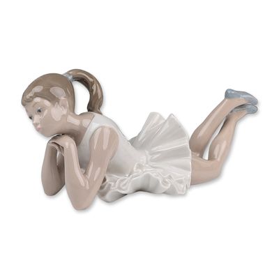 Nao by Lladro Porcelain Figurine, Pensive Ballerina