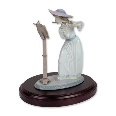 Lladro Spanish Porcelain Songbird Figurine 6093