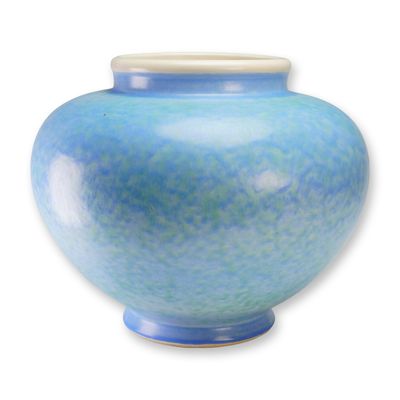 Weller Neiska Mottled Blue Green Vase