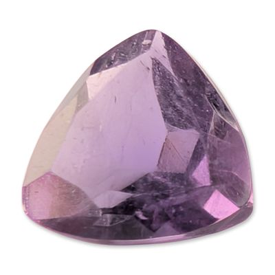 Faceted Trillion Cut Purple Amethyst Gemstone