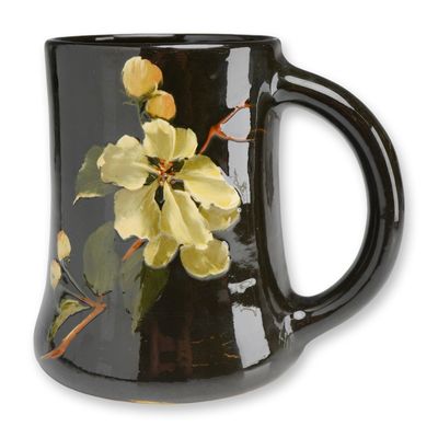 Weller Pottery Dickens Ware Floral Mug, No. 326
