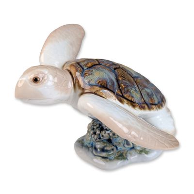 Lladro Spanish Porcelain Sea Turtle