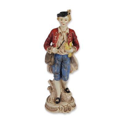 Goebel Hand-Painted Earthenware Rococo Gentleman Figurine