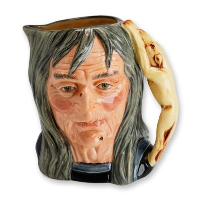 Royal Doulton Large Character Jug, The Pendle Witch D6826