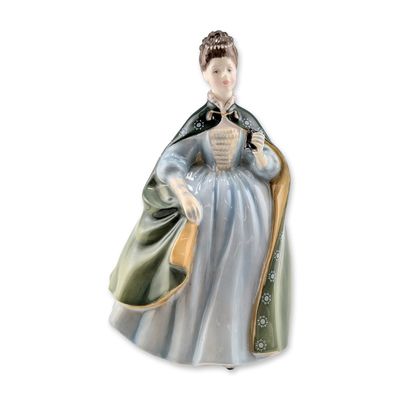 Royal Doulton Glazed Bone China Figurine, Premiere HN2343