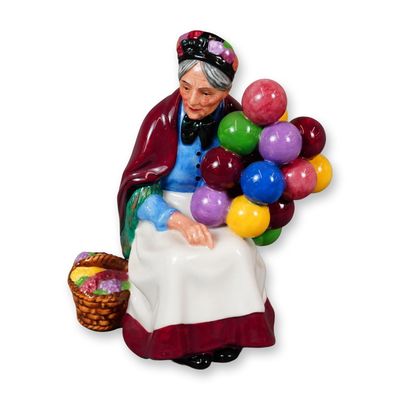 Royal Doulton Michael Doulton Exclusive 1999 Figurine, Old Balloon Seller HN3737