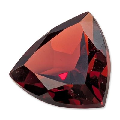Trillion Cut Red Garnet Loose Gemstone