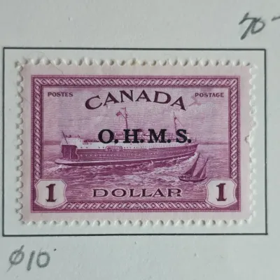 1949-1950 Overprinted "O.H.M.S" Stamps