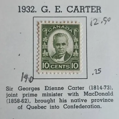 1932 G.E. Carter / 1932 Economic Conference & Overprint Stamps
