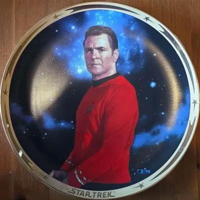 Star Trek "25th Anniversary" Scotty Plate