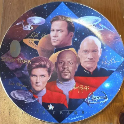 Star Trek "Captain's Tribute" 30 Years Plate