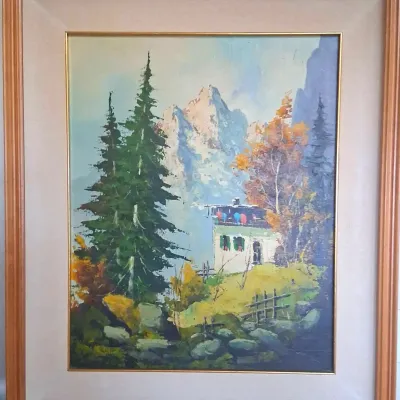 Mountain Retreat Painting
