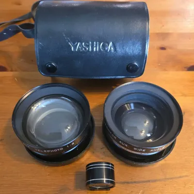 Yashikor Aux Telephoto 1:4 & Wide Angle 1:4