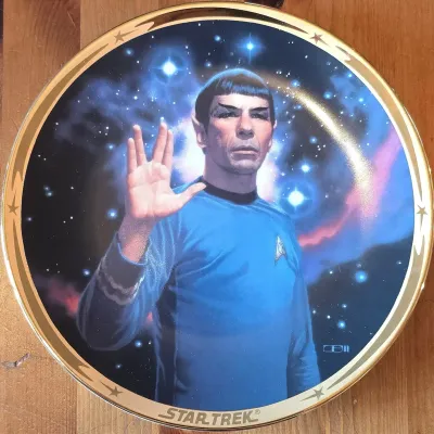 Star Trek "25th Anniversary" Spock Plate