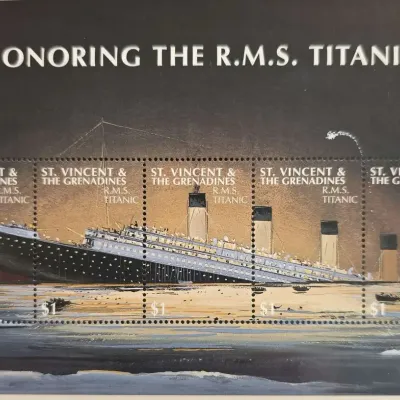 Ship Stamps in Collector's Binder