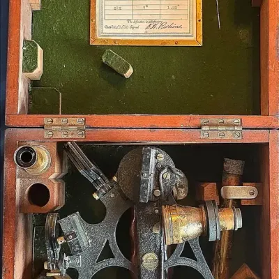 1938 Husan Sextant by Hughes & Sons, England