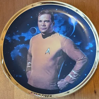Star Trek "25th Anniversary" Captain Kirk Plate