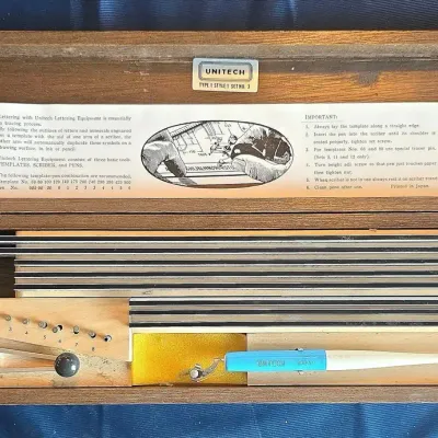 Vintage Unitech Lettering Equipment 
