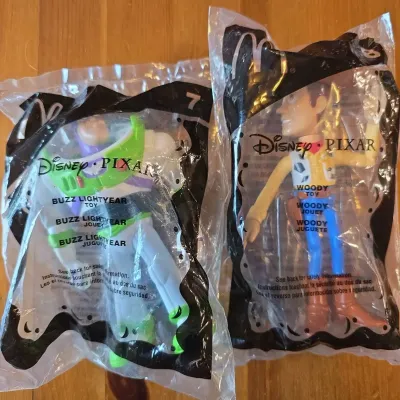2005 Woody & Buzz Lightyear Collectible McDonald's Toys