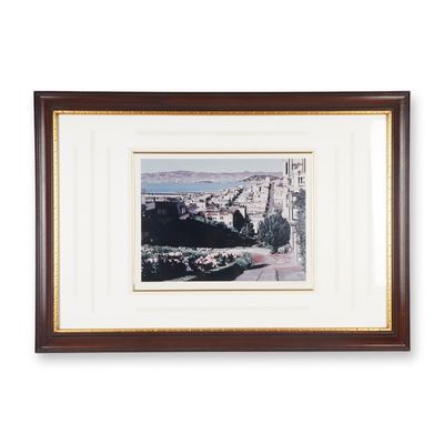Limited Edition Color Print on Paper, Lombard Street, Signed