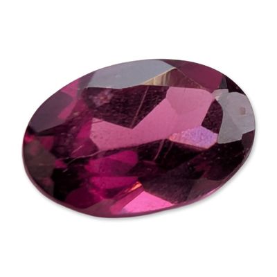 Sale Photo Thumbnail #407: Oval Faceted Raspberry Rhodolite Garnet