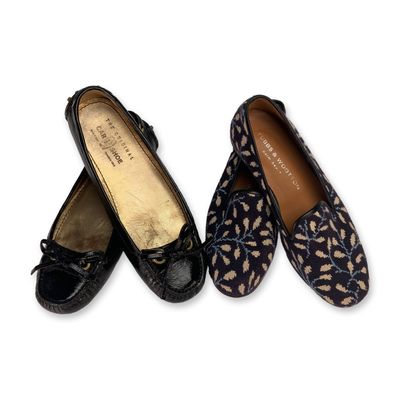 Sale Photo Thumbnail #257: Two Pairs of Designer Loafers Including Stubbs and Wootton and The Original Car Shoe