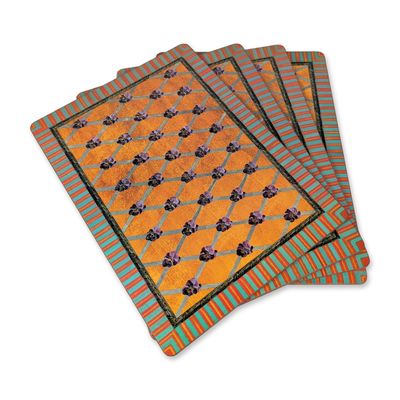 Sale Photo Thumbnail #307: 4pc MacKenzie-Childs Pimpernel English Cork Backed Placemats