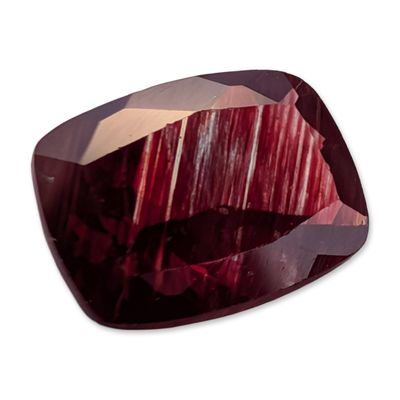 Sale Photo Thumbnail #266: Cushion Cut Deep Red Loose Stone