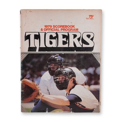 Sale Photo Thumbnail #438: 1979 Detroit Tigers Official Program & Scorebook