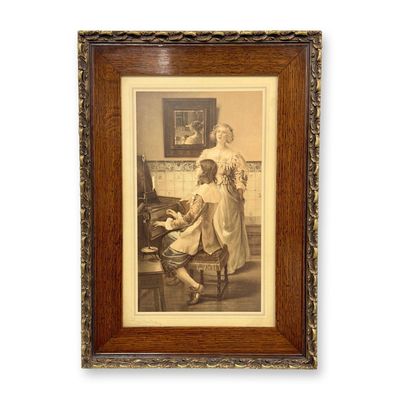 Sale Photo Thumbnail #385: Laura Theresa Alma-Tadema, The Song, Chromolithograph