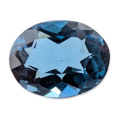 Sale Photo Thumbnail #415: Oval Mixed Cut London Blue Topaz Gemstone