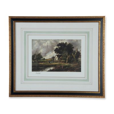 Sale Photo Thumbnail #388: Style of Camille Corot, Original Color Lithograph on Paper