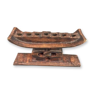 Sale Photo Thumbnail #229: African Heritage Collection Hand Carved Wood Unity Kwanzaa Kinara
