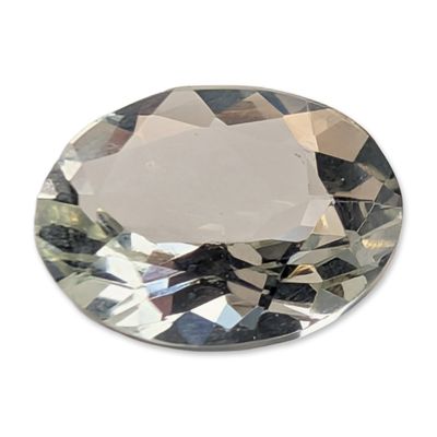 Sale Photo Thumbnail #414: Loose Oval Cut Pale Mint Green Prasiolite Gemstone