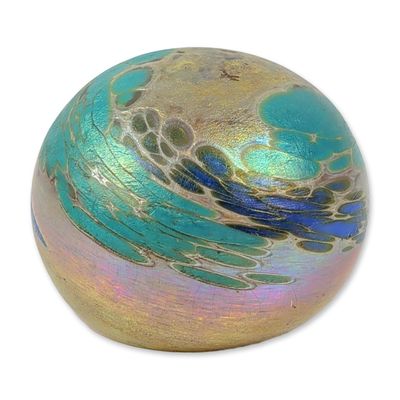 Sale Photo Thumbnail #209: Maytum Studio Iridescent Glass Paperweight