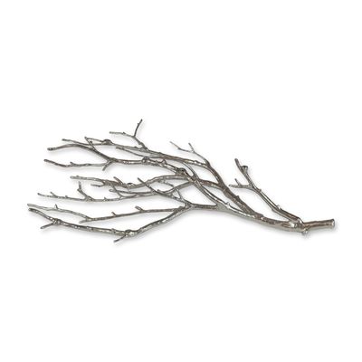 Sale Photo Thumbnail #211: West Elm Silver Tone Metal Manzanita Branch Candleholder Sculpture