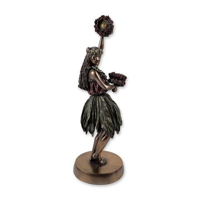 Sale Photo Thumbnail #232: Island Heritage Collection Bronze Patinated Hula Dancer Sculpture