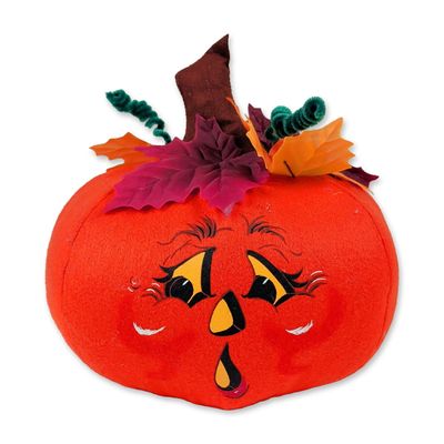 Sale Photo Thumbnail #306: Annalee 2008 Halloween Plush Jack-O-Lantern