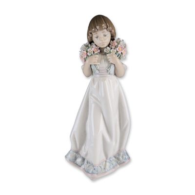Sale Photo Thumbnail #33: Lladro Collectors Society Porcelain Figurine, Spring Bouquets 1007603