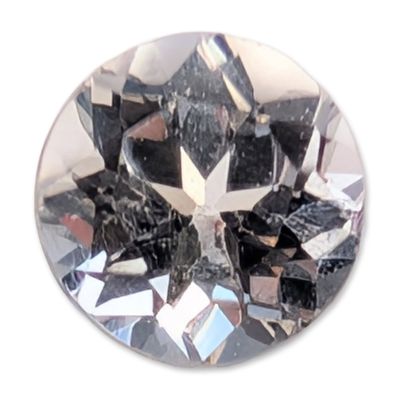 Sale Photo Thumbnail #419: Loose Round Brilliant Colorless Topaz Gemstone