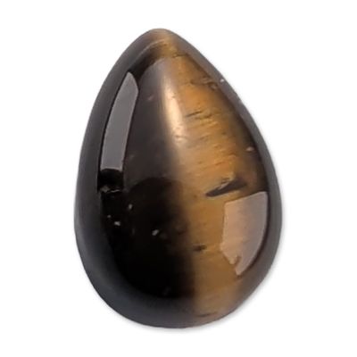Sale Photo Thumbnail #127: Tiger's Eye Pear-Shaped Cabochon Gemstone