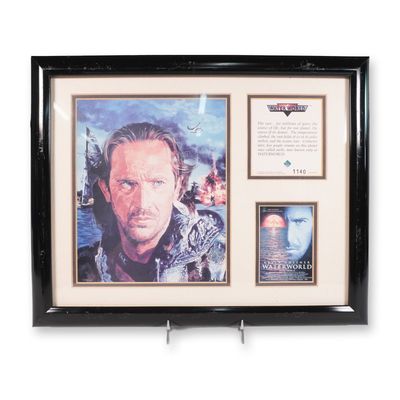 Sale Photo Thumbnail #379: Frank Dingler Framed Movie Lithograph, Waterworld
