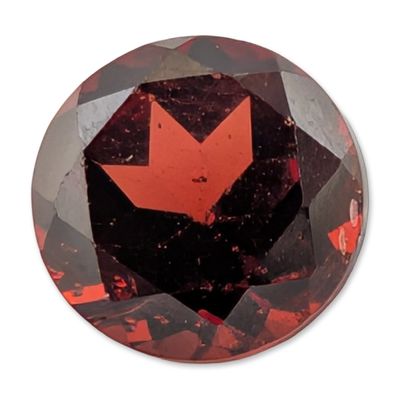 Sale Photo Thumbnail #132: Round Brilliant Cut Red Garnet