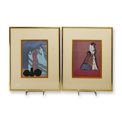 Sale Photo Thumbnail #239: 2pc Amado Maurilio Pena, Jr. (American b. 1943) Serigraph Prints