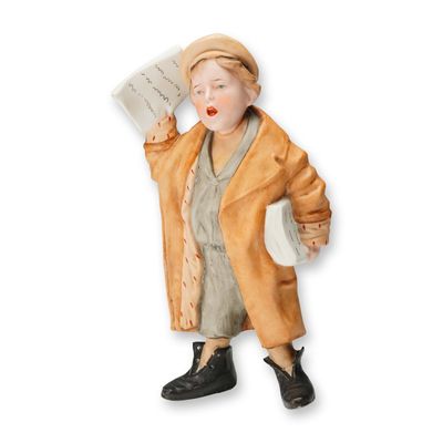 Sale Photo Thumbnail #320: Himark Old World Original HEI Porcelain Newspaper Boy Figurine