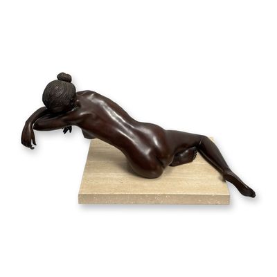 Sale Photo Thumbnail #9: Isidore Margulies (1921-2008), Elsa, Bronze Sculpture